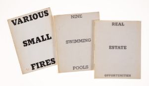 Ɵ Ruscha (Ed) Various Small Fires and Milk, first edition, one of 400 copies, Los Angeles, 1964 & 2