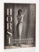 Ɵ Horst (Horst P.) Photographs of a Decade, the photographer's first book, first edition, New York,