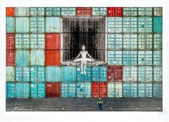 ‡λ JR (b.1983) In the Container Wall, Le Havre, France, 2014-2020