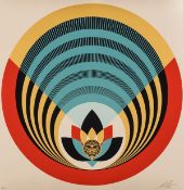 Shepard Fairey (b. 1970) Radiant Lotus