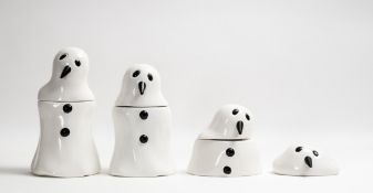 Marcel Dzama (b. 1974) Melting Snowman Canisters