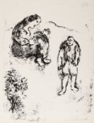 λ Marc Chagall (1887-1985) Plate 13, from The Tempest (Sorlier 853; see Cramer 97)