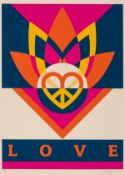 Shepard Fairey (b. 1970) Love Lotus
