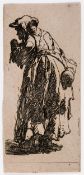 Rembrandt van Rijn (1606-1669) Old Beggar Woman with a Gourd
