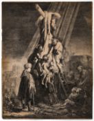 Rembrandt van Rijn (1606-1669) The Descent from the Cross: Second Plate