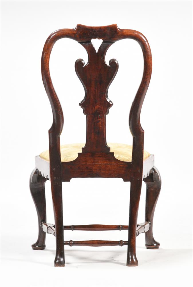 A GEORGE I WALNUT SIDE CHAIR - Image 3 of 3