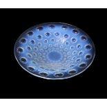 LALIQUE, RENE LALIQUE, ASTERS, AN OPALESCENT GLASS SHALLOW DISH