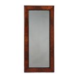 A GEORGE IV MAHOGANY MIRROR