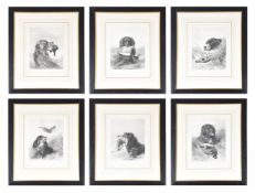 A SET OF SIX HUNTING PRINTS, AFTER RICHARD ANSDELL