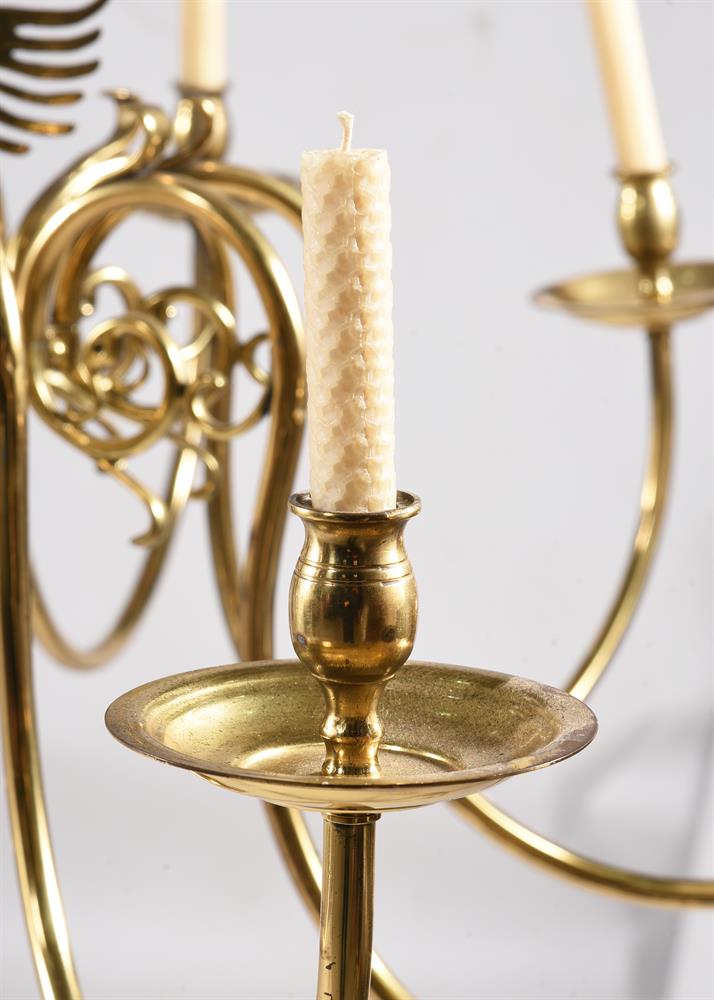 A BRASS CHANDELIER IN DUTCH 17TH CENTURY STYLE - Image 3 of 3