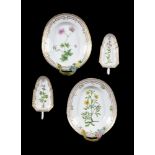 FOUR ITEMS OF ROYAL COPENHAGEN FLORA DANICA