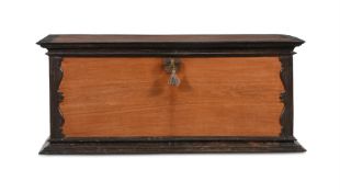A CALAMANDER AND EXOTIC HARDWOOD CHEST
