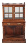 Y AN AESTHETIC MOVEMENT ROSEWOOD SIDE CABINET