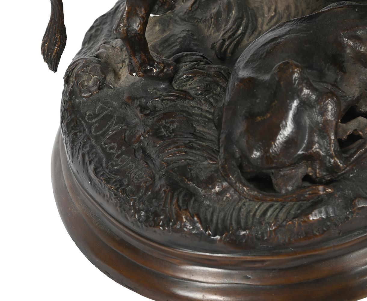 A GROUP OF THREE ANIMALIER BRONZES - Image 3 of 11