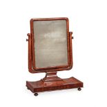 A GEORGE IV MAHOGANY DRESSING MIRRORIN THE MANNER OF GILLOWS