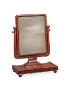 A GEORGE IV MAHOGANY DRESSING MIRRORIN THE MANNER OF GILLOWS