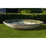 Ω WILLY GUHL (SWISS 1915-2004), A LARGE ETERNIT CIRCULAR PLANTER