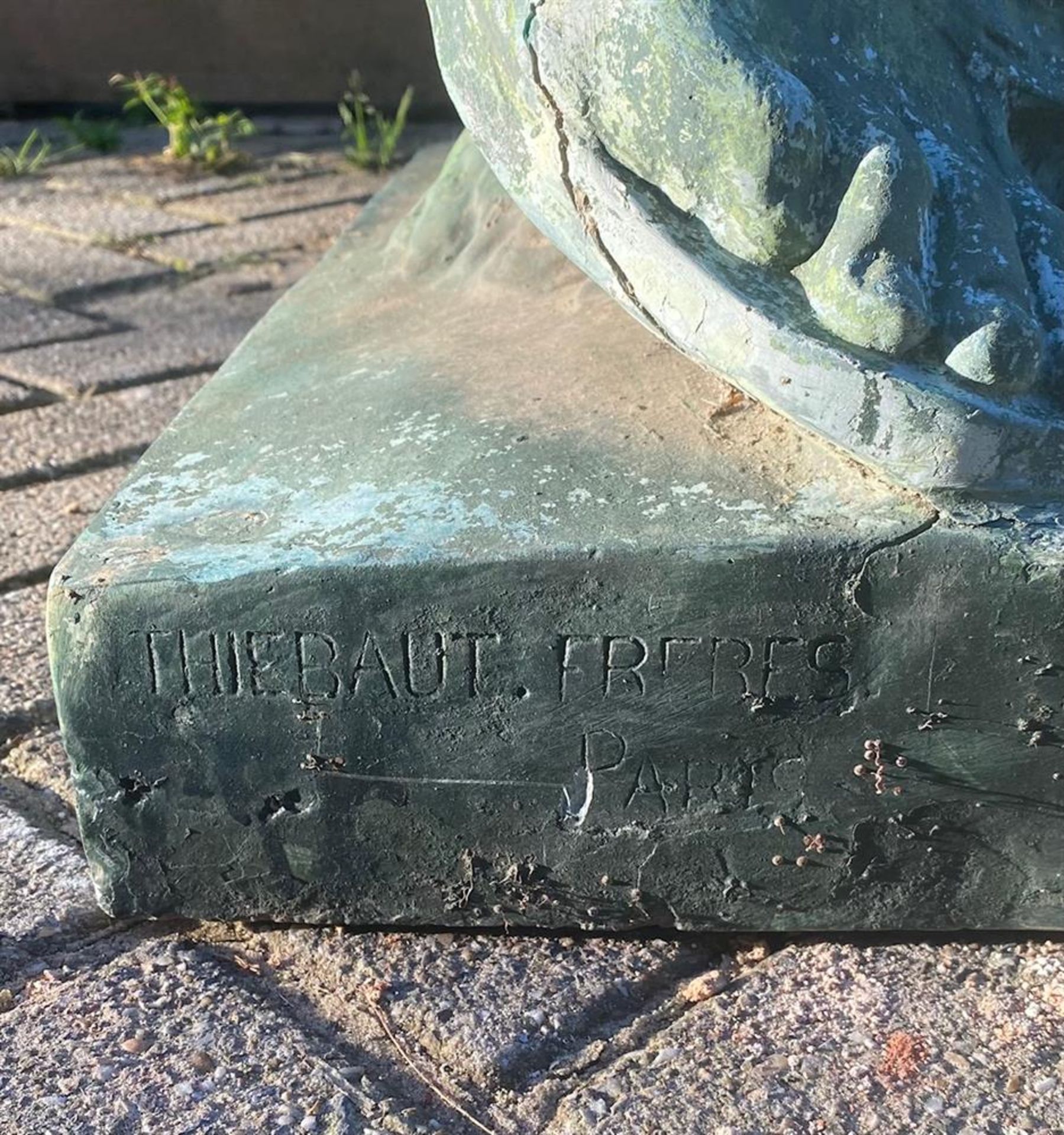 Ω AFTER FREDERIC AUGUSTE BARTHOLDI, A BRONZE COLOURED RESIN MODEL OF THE STATUE OF LIBERTY - Image 9 of 9