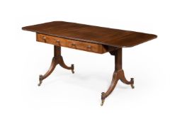 A REGENCY MAHOGANY SOFA TABLE, EARLY 19TH CENTURY