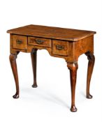 A WALNUT AND CROSSBANDED SIDE TABLE, CIRCA 1720 AND LATER