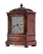Y A ROSEWOOD CASE MANTLE TIMEPIECE, EARLY 19TH CENTURY