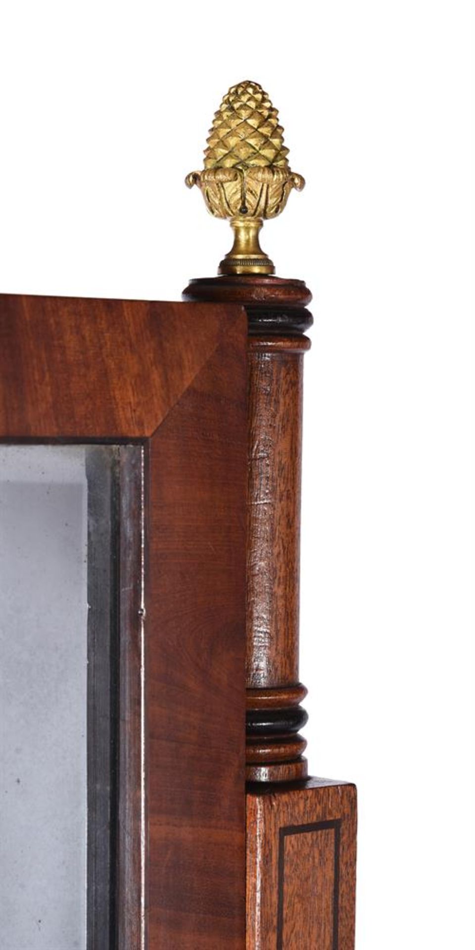 A REGENCY MAHOGANY AND LATER GILT METAL MOUNTED CHEVAL MIRROR, CIRCA 1825 - Image 3 of 5