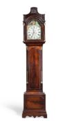 A GEORGE III MAHOGANY LONGCASE CLOCK, THIRD QUARTER 18TH CENTURY