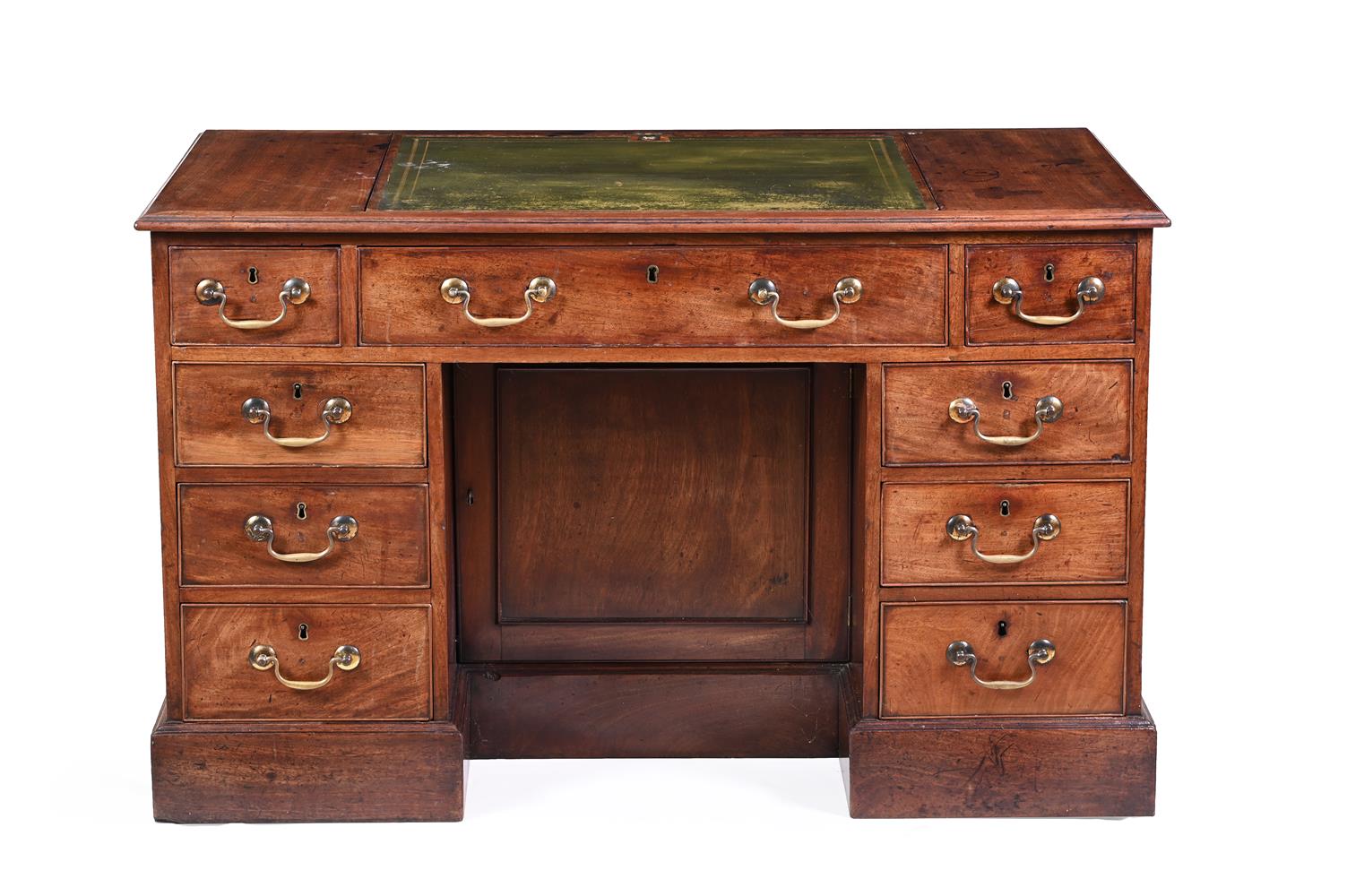 A GEORGE III MAHOGANY ARCHITECT'S DESK, LATE 18TH CENTURY