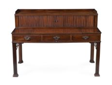 A GEORGE III MAHOGANY DESK OR WRITING TABLE, CIRCA 1780