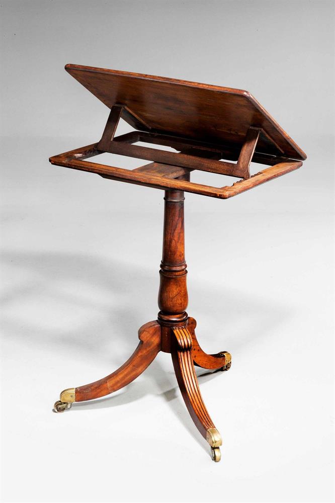 A GEORGE IV MAHOGANY WRITING/READING TABLE, CIRCA 1825 - Image 4 of 5