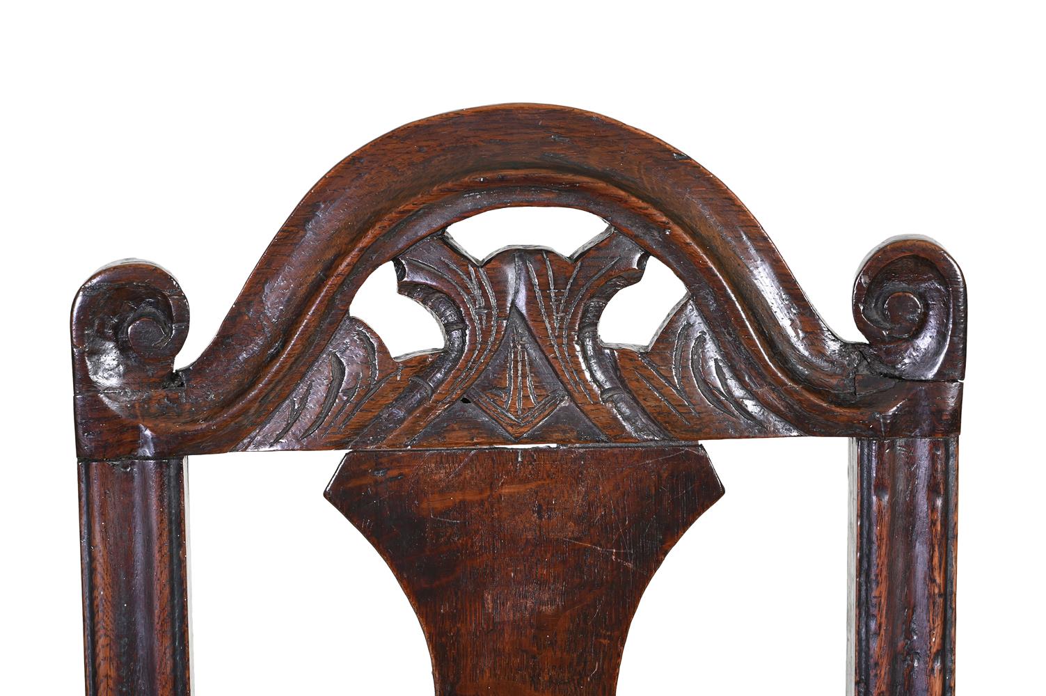 A JAMES II CARVED OAK CHAIR, CIRCA 1685 - Image 2 of 2