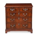 A GEORGE II MAHOGANY CHEST, MID 18TH CENTURY