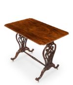 A GEORGE III MAHOGANY SIDE OR WRITING TABLE, LATE 18TH CENTURY