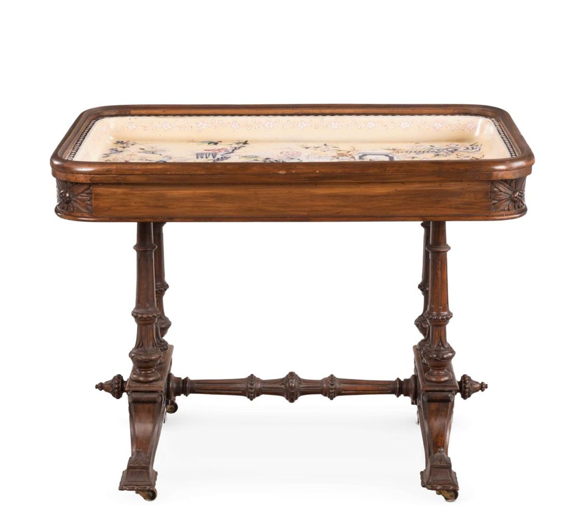 A VICTORIAN WALNUT BASIN OR JARDINIERE STAND, LATE 19TH CENTURY - Image 3 of 6