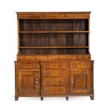 AN OAK HIGH DRESSERFIRST QUARTER 19TH CENTURY AND LATER