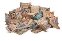 A COLLECTION OF APPROXIMATELY TWENTY NINE MISCELLANEOUS CUSHIONS