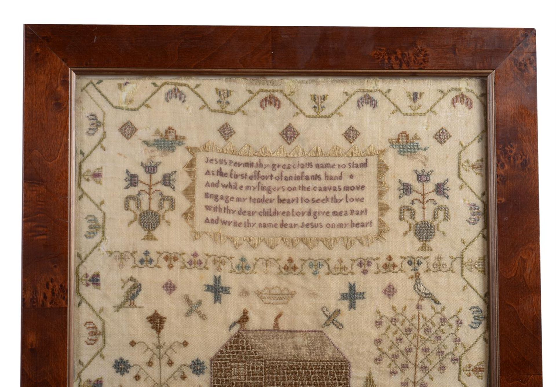 TWO NEEDLEWORK SAMPLERS, DATED 1794 AND 1825 RESPECTIVELY - Image 4 of 6