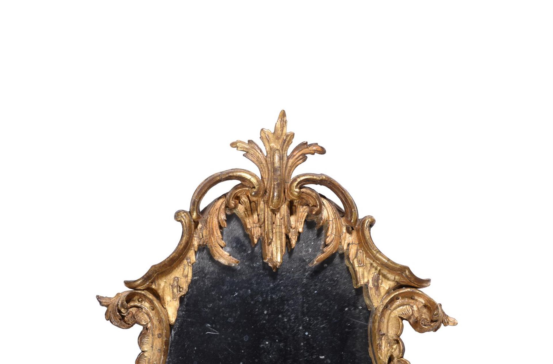 A GEORGE III CARVED GILTWOOD MIRROR, CIRCA 1770 - Image 2 of 3