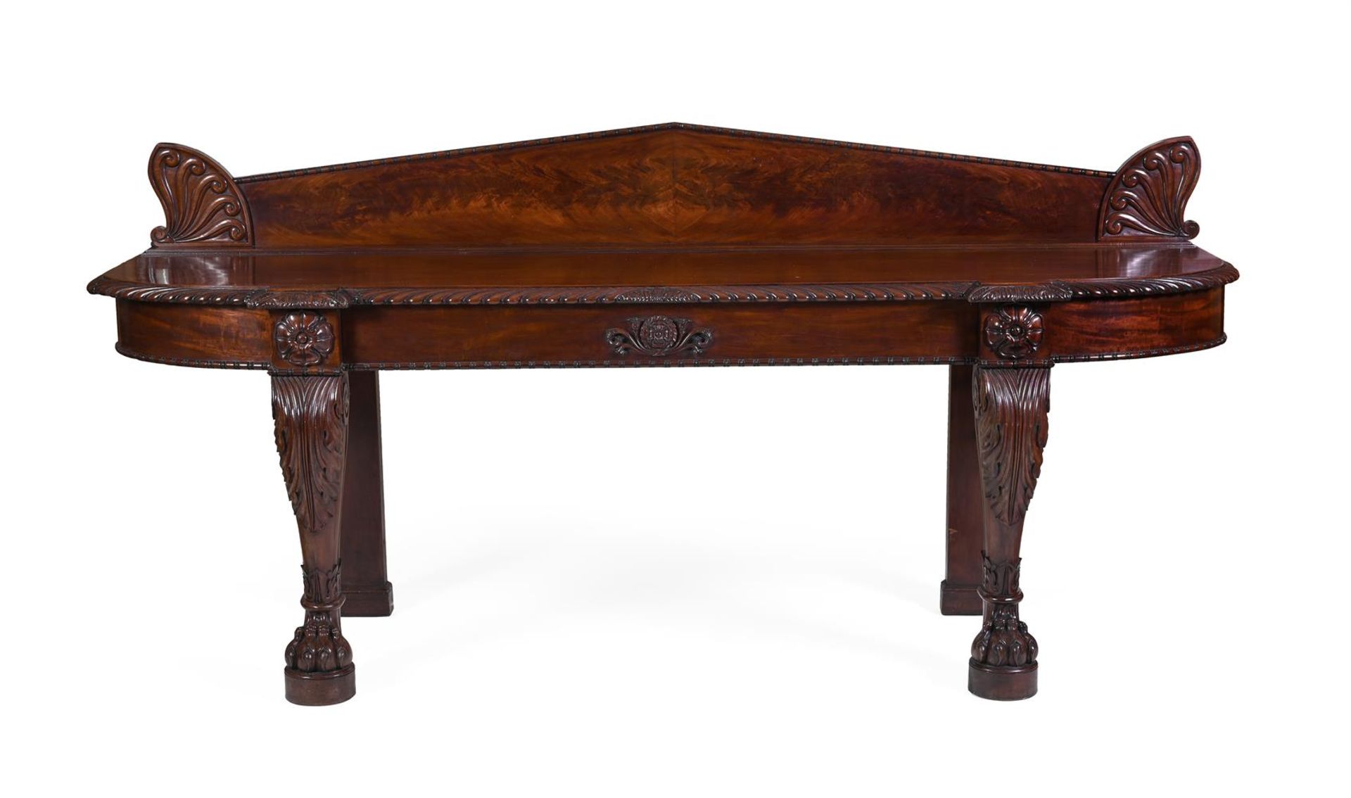 A REGENCY MAHOGANY SERVING TABLE, EARLY 19TH CENTURY