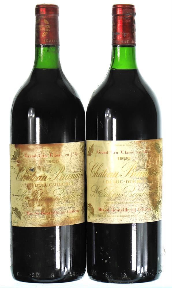 1986 Chateau Branaire Ducru 4eme Cru Classe, Saint-Julien - (Magnums)