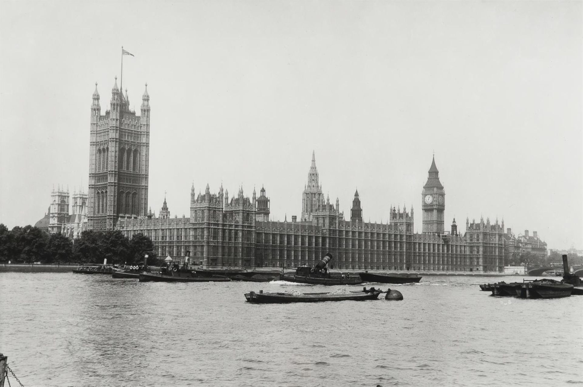 ENGLISH SCHOOL (20TH CENTURY), WINTER GARDENS 1900; PALACE OF WESTMINSTER, 1935 AND TWO OTHERS - Image 5 of 5