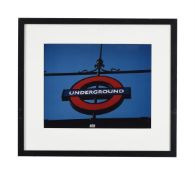 λ PAUL GAPPER (20TH/21ST CENTURY), LONDON UNDERGROUND SIGN