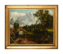 AFTER JOHN CONSTABLE, FLATFORD MILL ('SCENE ON A NAVIGABLE RIVER')