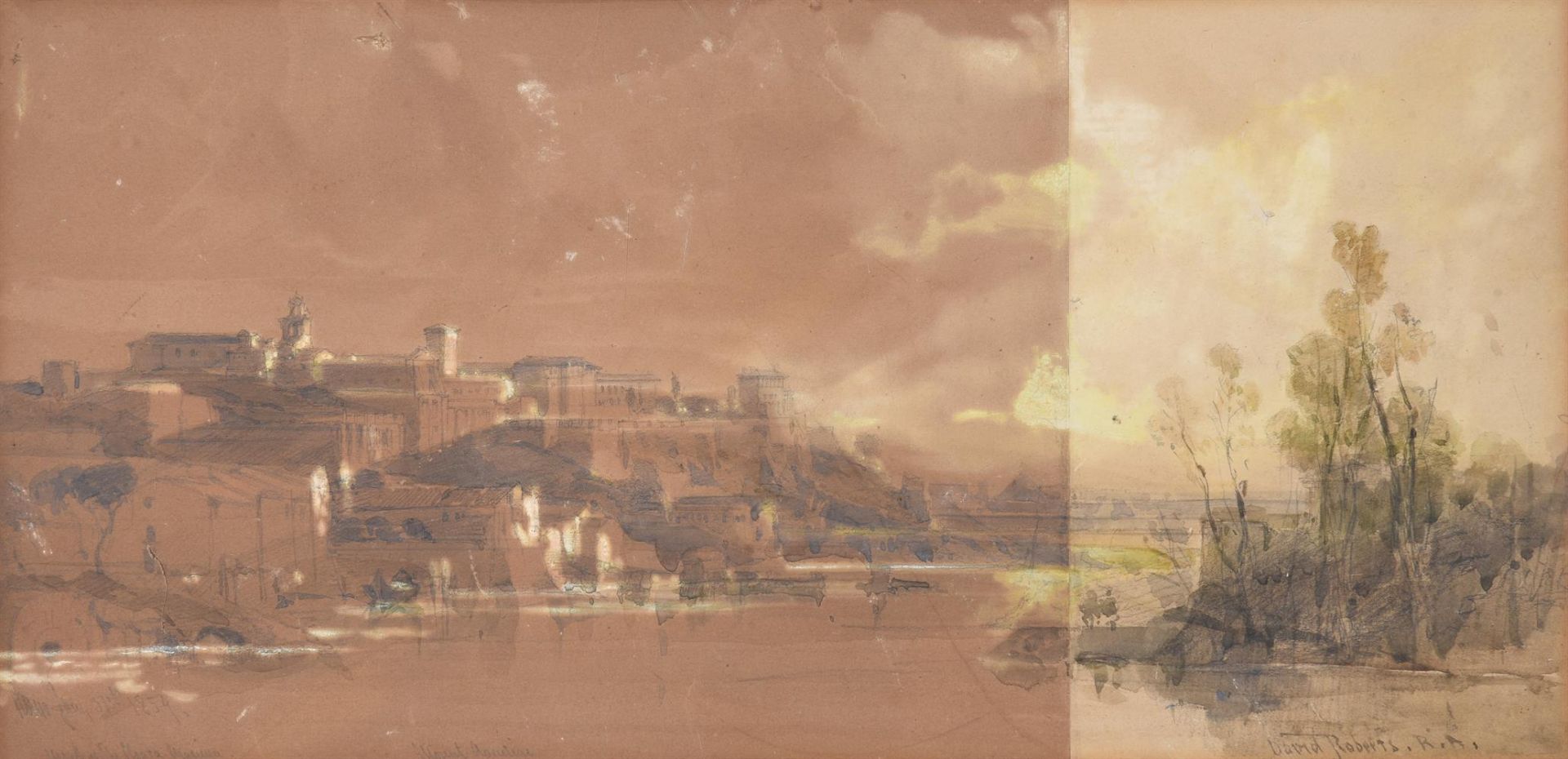 DAVID ROBERTS (SCOTTISH 1796-1864), THE AVENTINE HILL, ROME - Bild 2 aus 2