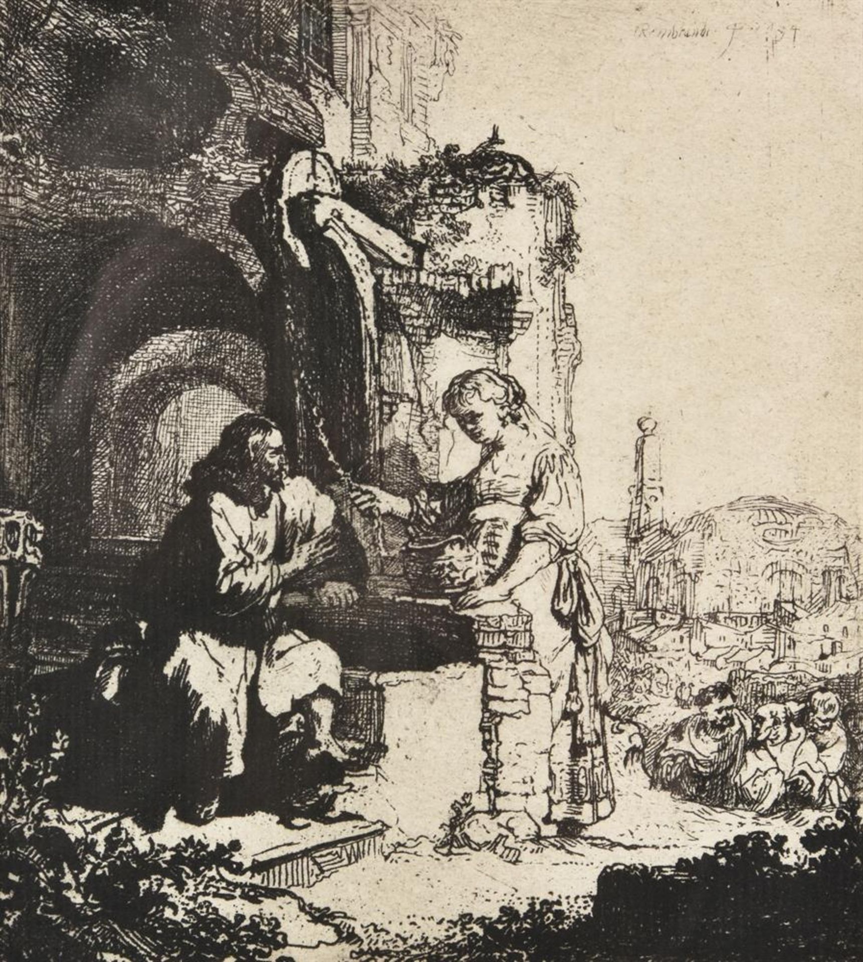 REMBRANDT VAN RIJN (DUTCH 1606-1669);,WOMAN OF SAMARIA; TOGETHER WITH THE GOLF PLAYER (2) - Image 3 of 3