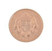 ELIZABETH II, PROOF DOUBLE- SOVEREIGN, 1989