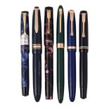 A COLLECTION OF VARIOUS FOUNTAIN PENS