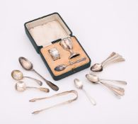 A COLLECTION OF SILVER ITEMS