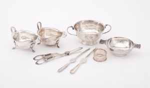 A COLLECTION OF SILVER ITEMS