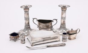 A COLLECTION OF SILVER ITEMS